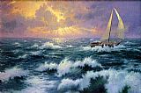 Thomas Kinkade Famous Paintings - Perseverance